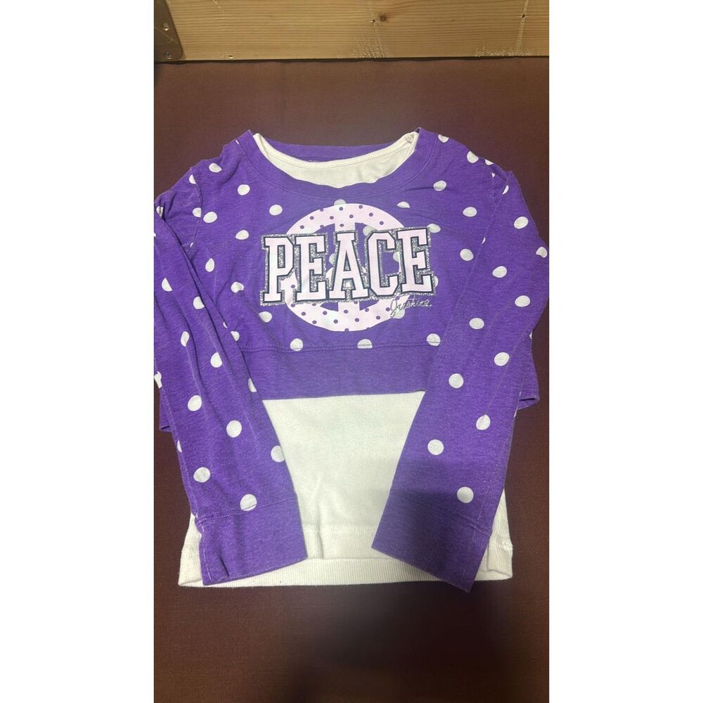 Justice  Long Sleeve Top Girls Purple size 6
